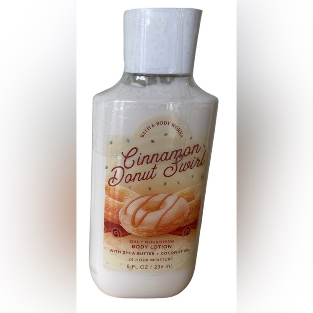 Bath and body works cinnamon donut swirl body lotion